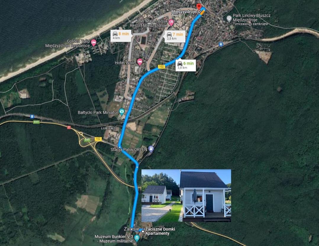 Zaciszne Domki Apartamenty Miedzyzdroje Bagian luar foto